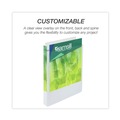 File Folders | Samsill 18937 3 Rings 1 in. Capacity 11 in. x 8.5 in. Earth's Choice Plant-Based Round Ring View Binder - White image number 4