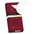 Copy & Printer Paper | Southworth R14-10L-01 4.13 in. x 9.5 in. #10 Commercial Flap Gummed Closure 100% Cotton Resume Envelope - White (50/Box) image number 1
