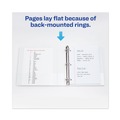 Binders | Avery 17144 3 Slant Rings 3 in. Capacity 11 in. x 8.5 in. TouchGuard Protection Heavy-Duty View Binders - White image number 6