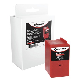Innovera IVR7935 3,000 Page-Yield Compatible Postage Meter Ink Replacement for 793-5 (7935) - Red