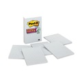 Notebooks & Pads | Post-it Notes Super Sticky 660-SSGRID 4 in. x 6 in. Quad Ruled Grid Notes - White (6/Pack) image number 0