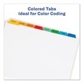 Back to School Sale | Avery 11407 11 in. x 8.5 in. 8-Tab Color Tabs Print and Apply Index Maker Clear Label Dividers - White (1-Set) image number 5