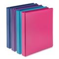 Binders | Samsill MP46439 11 in. x 8.5 in. 1 in. Capacity 3 Rings Durable D-Ring View Binders - Blueberry/Blue Coconut/Dragonfruit/Purple (4/Pack) image number 0