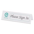 Just Launched | Avery 05305 2.5 in. x 8.5 in. Medium Embossed Tent Cards - White (2 Cards/Sheet, 50 Sheets/Box) image number 1