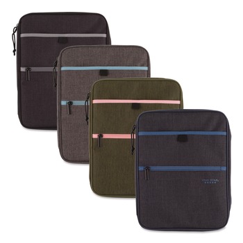  | Five Star 290920 1-in Carry All Zip Binder, 3 Rings, 1-in Capacity, 11 x 8.5, Randomly Assorted Color