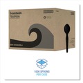  | Boardwalk BWKSPOONHWBLA Heavyweight Polystyrene Teaspoon Cutlery - Black (1000/Carton) image number 3