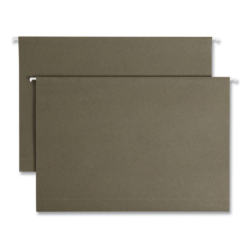 File Folders | Smead 65095 2 in. Capacity Legal Size Box Bottom Hanging File Folders - Standard Green (25/Box) image number 0