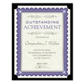 Frames | Southworth PF18-02 12 in. x 9.5 in. 105 lbs. Linen Stock Certificate Holder - Black (10/Pack) image number 2