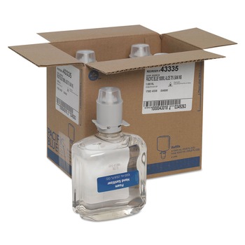 HAND SANITIZERS | Georgia Pacific Professional 43335 Pacific Blue 1000 mL Ultra Foam Hand Sanitizer Refills for Manual Dispensers - Fragrance-Free (4-Piece/Carton)