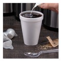 Just Launched | Dart 12J12 12 oz. Foam Drink Cups - White (40 Bags/Carton) image number 2