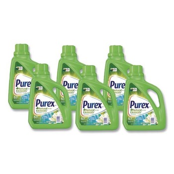 LAUNDRY DETERGENT | Purex 10024200011205 75 oz. Bottle Linen and Lilies Ultra Natural Elements He Liquid Detergent (6/Carton)