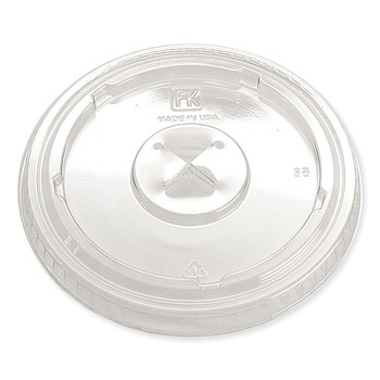 PRODUCTS | Fabri-Kal LKC1220FX X-Slot Greenware Cold Drink Lids Fits 12 oz. to 20 oz. Cup (1000/Carton)