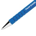 Pens | Paper Mate 9560131 0.8 mm Fine FlexGrip Ultra Recycled Retractable Ballpoint Pen - Blue Ink, Black/Blue Barrel (1-Dozen) image number 2