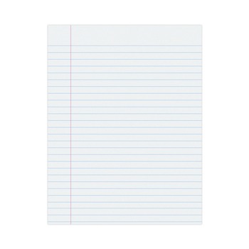 Pacon P2401 8-1/2 in. x 11 in. Composition Paper - Wide/legal Rule (500/Pack)