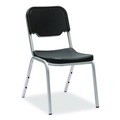 Office Chairs | Iceberg 64111 Rough n Ready 17.5 in. Seat Height Supports Up to 500 lbs. Stack Chair - Black Seat/Back/Base (4/Carton) image number 1