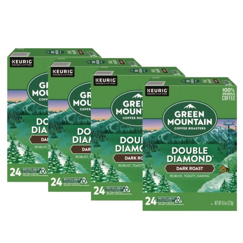 Coffee | Green Mountain Coffee 5000330051 Coffee K-Cups - Double Black Diamond Extra Bold (96/Carton) image number 0