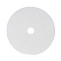 Just Launched | Boardwalk BWK4021WHI 21 in. Diameter Buffing Floor Pads - White (5/Carton) image number 0