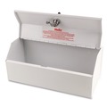 Office Filing Cabinets & Shelves | Maped Helix 27050 11.5 in. x 4.24 in. x 4.75 in. Metal Lockable Wall-Mounted Drug Cabinet - White image number 2