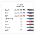 Back to School Sale | uni-ball 60386 Fine 0.7 mm VISION Stick Roller Ball Pen - Green Ink, Silver/Green/Clear Barrel (1-Dozen) image number 3