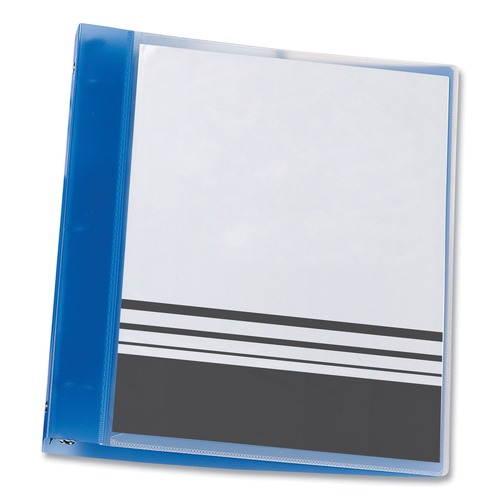 Back to School Sale | Avery 17675 3 Round Rings 1 in. Capacity 11 in. x 8.5 in. Flexible View Binder - Blue image number 0