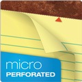 Notebooks & Pads | TOPS 7501 50-Sheets 5 in. x 8 in. Narrow Rule "The Legal Pad" Ruled Perforated Pads - Canary-Yellow (1-Dozen) image number 5