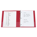 Binders | Avery 79170 11 in. x 8.5 in. 1 in. Capacity 3 Rings Heavy-Duty View Binder with DuraHinge and One Touch EZD Rings - Red image number 4