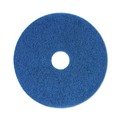  | Boardwalk BWK4020BLU 20 in. Diameter Scrubbing Floor Pads - Blue (5/Carton) image number 1