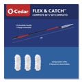 Cleaning Brushes | O-Cedar 172148CT 1 Duster Wand and 3 Refills Flex and Catch Heavy-Duty Dusting Kit (6/Carton) image number 1