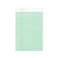 Notebooks & Pads | TOPS 63090 50-Sheet 5 in. x 8 in. Narrow Rule Prism plus Colored Writing Pads - Pastel Green (12/Pack) image number 0