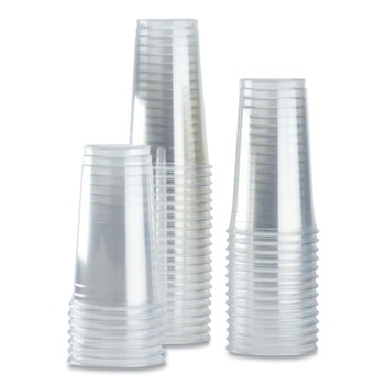 CUPS AND LIDS | Karat C-KC32 32 oz. PET Plastic Cups - Clear (300/Carton)