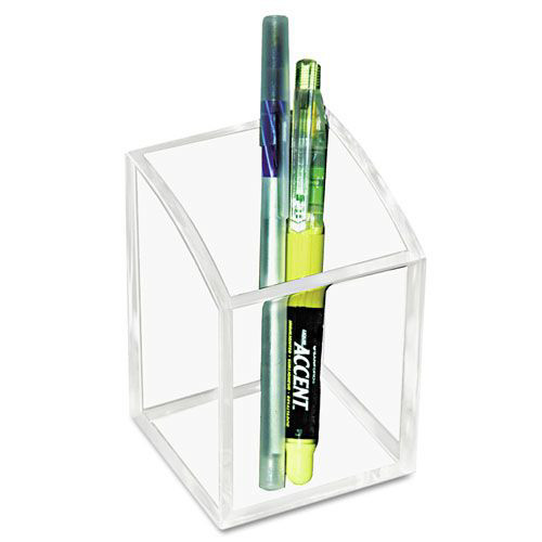Desktop Organizers | Kantek AD-20 2.8 x 2.8 x 4 Acrylic Pencil Cup - Clear image number 0