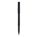 Pens | uni-ball 60152 0.5 mm Stick Roller Ball Pen - Red Ink/Black/Red Barrel/Extra-Fine (1-Dozen) image number 2