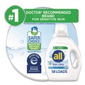 Cleaners & Chemicals | Dial 72613 47415 73 oz. Bottle 58 Loads Free Clear HE Laundry Detergent - Unscented (6/Carton) image number 4