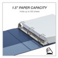 Binders | Samsill U69541 Earth's Choice 1.5 in. Capacity 11 in. x 8.5 in. Plant-Based BOHO D-Ring View Binders - Indigo (2/Pack) image number 1