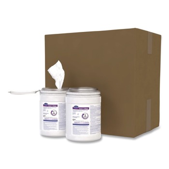 DISINFECTANTS | Diversey Care 100850923 Oxivir 6 in. x 7 in. 1-Ply 1 Wipes (160/Canister, 12 Canisters/Carton)