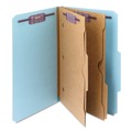 Just Launched | Smead 19081 Pressboard Six-Section Top Tab Classification Folders - Legal, Blue (10/Box) image number 0