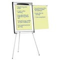 Easels | MasterVision EA23066720 39 in. - 72 in. High Tripod Extension Bar Magnetic Dry-Erase Easel - Black/Silver image number 9