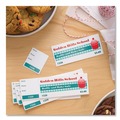 Labels | Avery 16795 65 lbs. Cover Weight 8.5 in. x 11 in. 97 Bright Printable Tickets with Tear-Away Stubs - White (10 Tickets/Sheet, 50 Sheets/Pack) image number 6