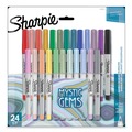 Washable Markers | Sharpie 2136772 Mystic Gems Ultra-Fine Tip Markers - Assorted (24/Pack) image number 0
