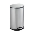 Trash & Waste Bins | Safco 9903SS 12.5 Gallon Steel Stainless Steel Step-On Medical Receptacle image number 1