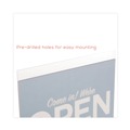 Office Presentation Supplies | Deflecto 68301 Classic Image 11 in. x 8.5 in. Landscape Wall-Mount Sign Holder - Clear image number 7