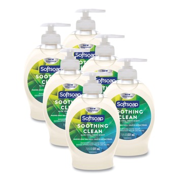 HAND SOAPS | Softsoap US04968A 7.5 oz. Bottle Moisturizing Hand Soap - Aloe (6/Carton)