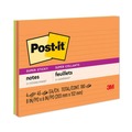 Just Launched | Post-it Notes Super Sticky 6845-SSPL 8 in. x 6 in. Note Ruled Meeting Notes - Energy Boost Collection (45-Sheets/Pad, 4-Pads/Pack) image number 0