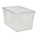 Just Launched | Rubbermaid Commercial FG330100CLR 21.5 Gallon 26 in. x 18 in. x 15 in. Food/Tote Boxes - Clear image number 0