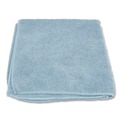 Cleaning Cloths | Boardwalk BWK12BLUCLOTH 12 in. x 12 in. Microfiber Cleaning Cloths - Blue (12/Pack) image number 2