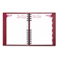 Notebooks & Pads | Brownline CB389C.RED 12-Month (Jan to Dec): 2026 8.25 in. x 5.75 in. CoilPro Ruled Daily Planner - Red Cover image number 1