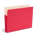 File Jackets & Sleeves | Smead 73231 3.5 in. Expansion Colored File Pockets - Letter Size, Red image number 0