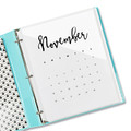 Sheet Protectors | Avery 75243 9.25 in. x 11 in. 3-Hole Punched Binder Pockets - Clear (5/Pack) image number 4