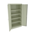 Office Filing Cabinets & Shelves | Alera CM7218PY 36 in. x 18 in. x 72 in. Heavy-Duty Welded Storage Cabinet with 4 Adjustable Shelves - Putty image number 3