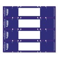File Folders | Tabbies 68807 9.63 in. x 2 in. File Pocket Handles - Dark Blue/White (48/Pack) image number 2